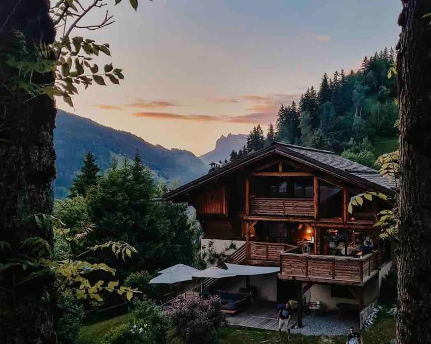 Superbe Chalet Les Contamines-Montjoie Eksteriør bilde