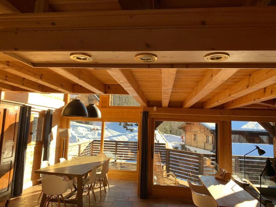 Superbe Chalet Les Contamines-Montjoie Eksteriør bilde
